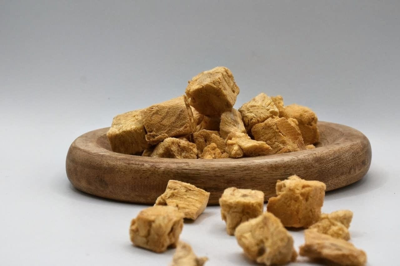 Friandises de saumon lyophilisées
