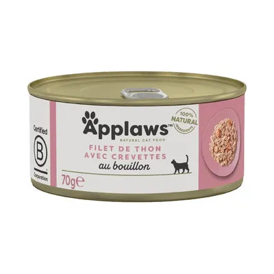 Filet de thon crevettes au bouillon APPLAWS